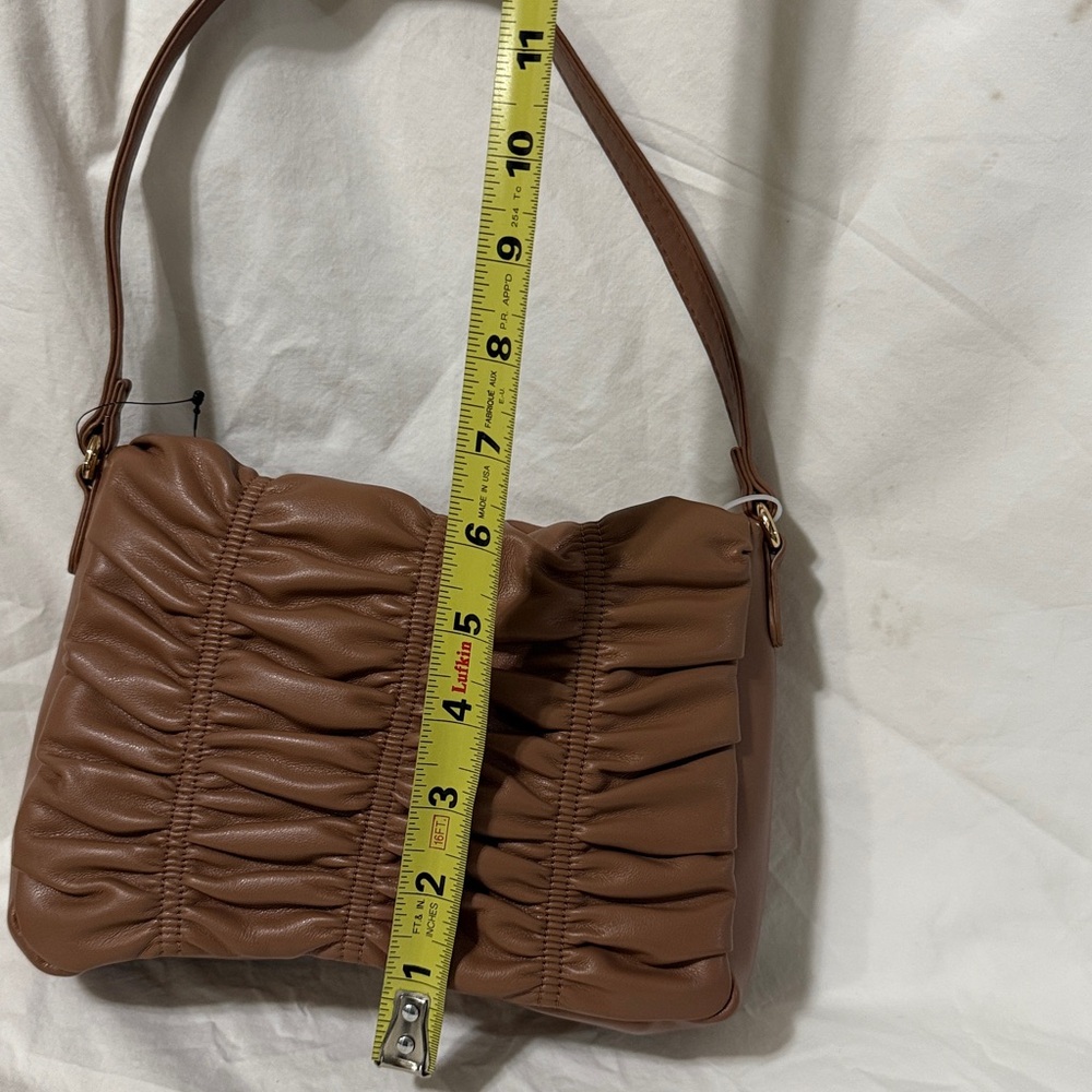 Forever 21 Tan Gathered Shoulder Bag - Picture 6 of 6